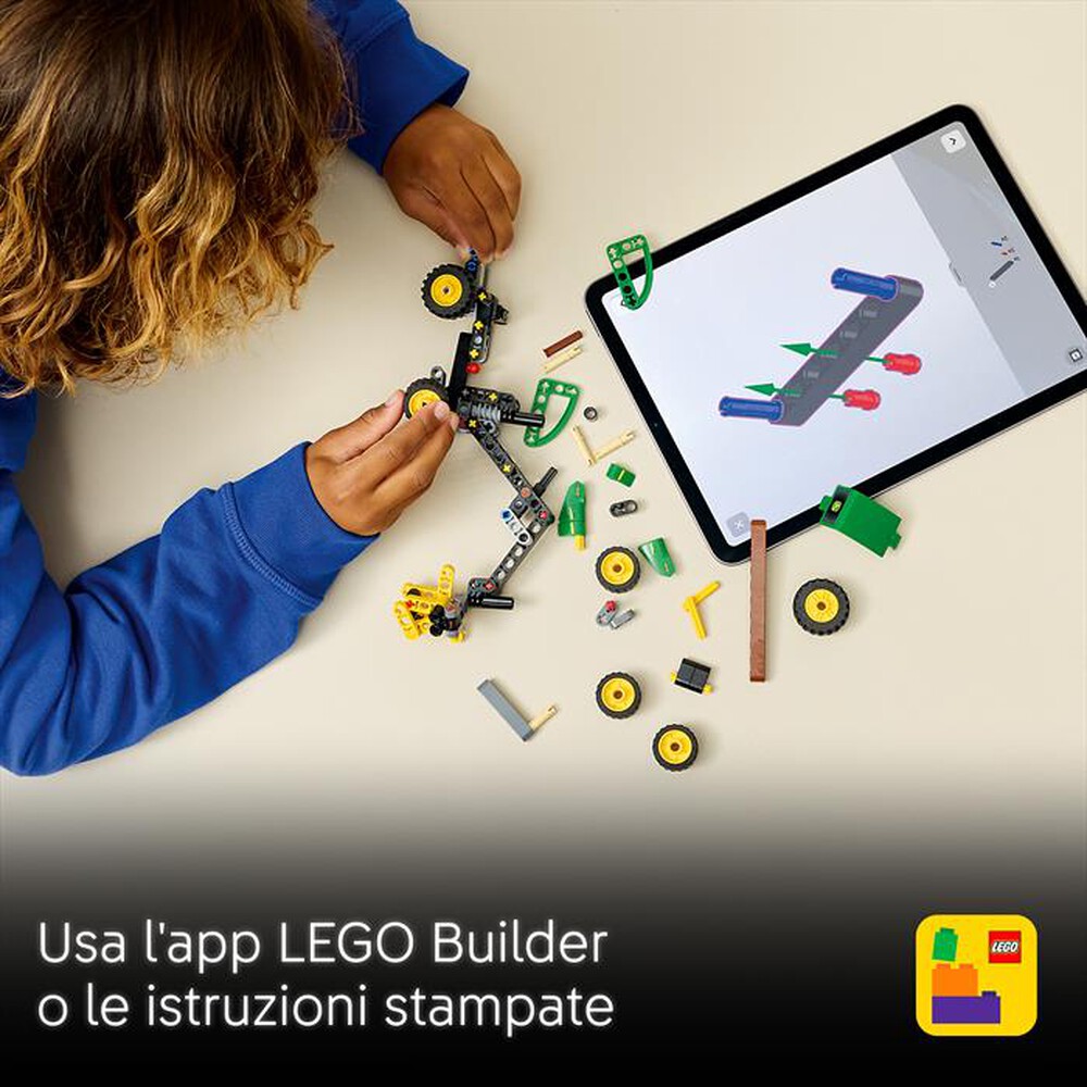 Immagine del prodotto LEGO - TECHNIC Mietitrebbia gommato John Deere - 42218-Multicolore