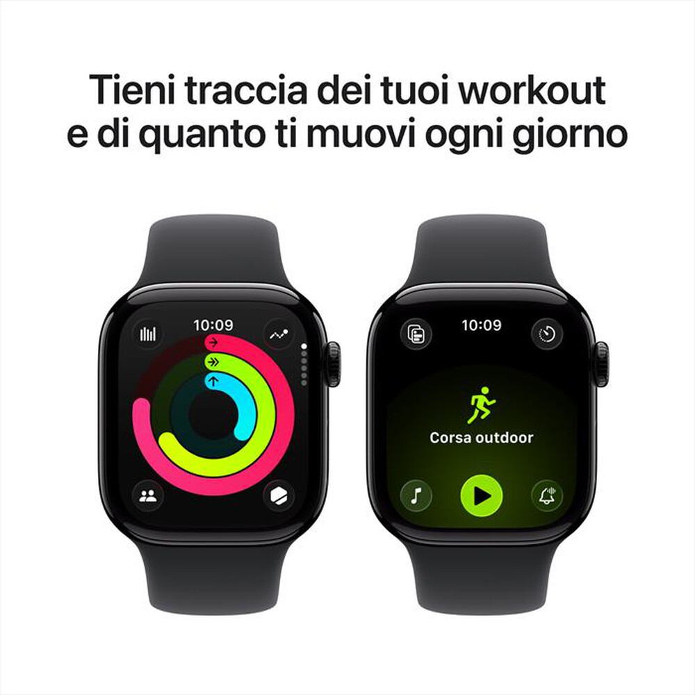 Immagine del prodotto APPLE - Watch Series 11 GPS + Cellular 42mm Titanio-Ardesia - Sport Band Nero S/M