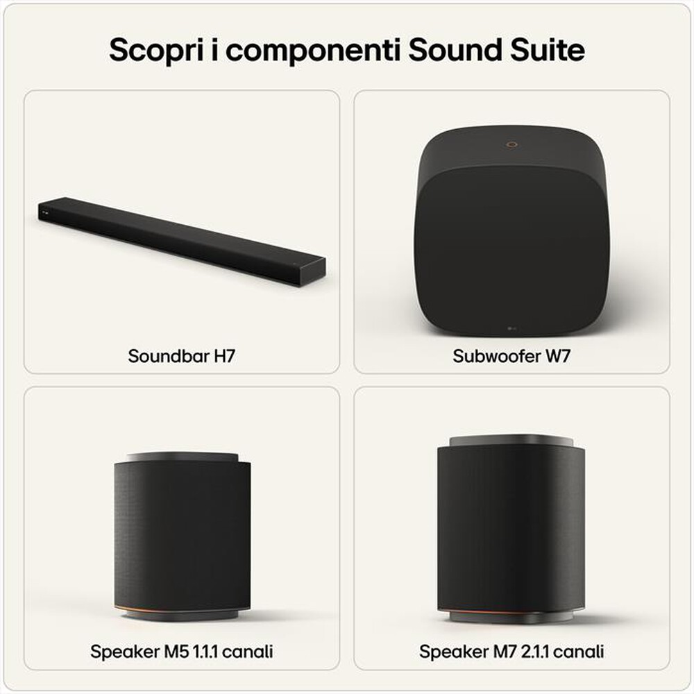 Immagine del prodotto LG - Soundbar all-in-one SOUND SUITE H7-Black