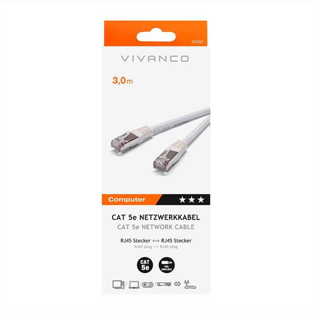 Immagine del prodotto SBS - Cavo di rete per PC UTP cat 5e-Bianco