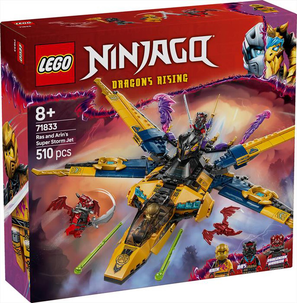 Immagine del prodotto LEGO - NINJAGO Jet Super Storm di Ras e Arin 71833