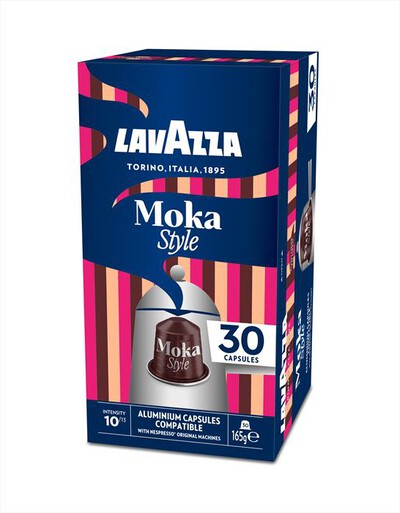 LAVAZZA - NCC MOKA STYLE-rosa e blu