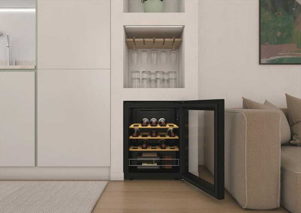 Immagine del prodotto CANDY - Cantinetta CWC023 Classe G 23 bottiglie-Nero