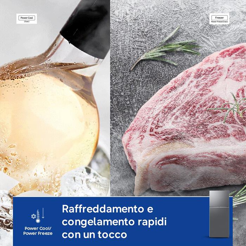 Immagine del prodotto SAMSUNG - Frigorifero 2 porte RT38CG6624S9ES Classe E 393 lt-METAL INOX