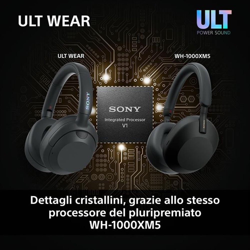 Immagine del prodotto SONY - Cuffie a padiglione chiuso WHULT900NB.CE7-nero