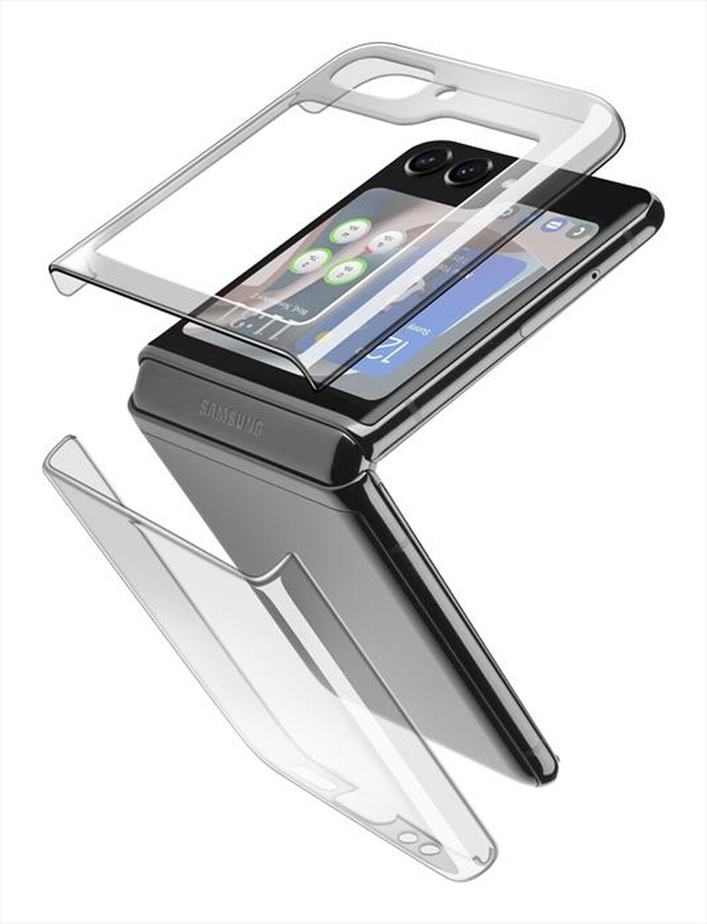 Immagine del prodotto CELLULARLINE - Custodia Back CLEARCSGALZFLIP5T Galaxy Z Flip5-Trasparente