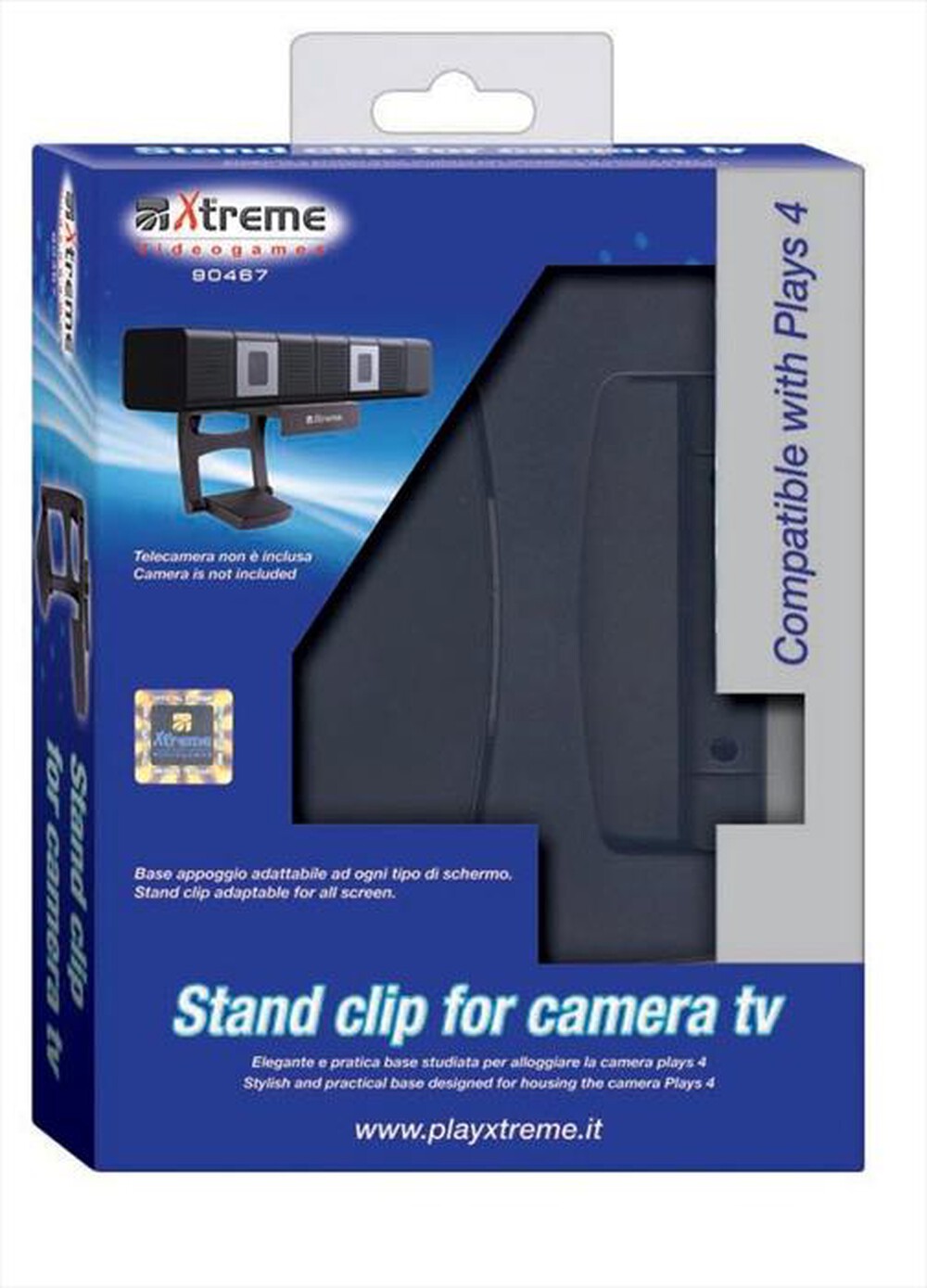 Immagine del prodotto XTREME - 90467 - PS4 Stand Clip per Camera TV