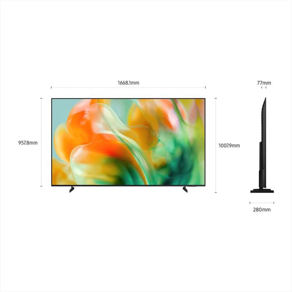 Immagine del prodotto SAMSUNG - Smart TV Mini LED 4K AI 75" UE75M80HAUXZT-Titan Black