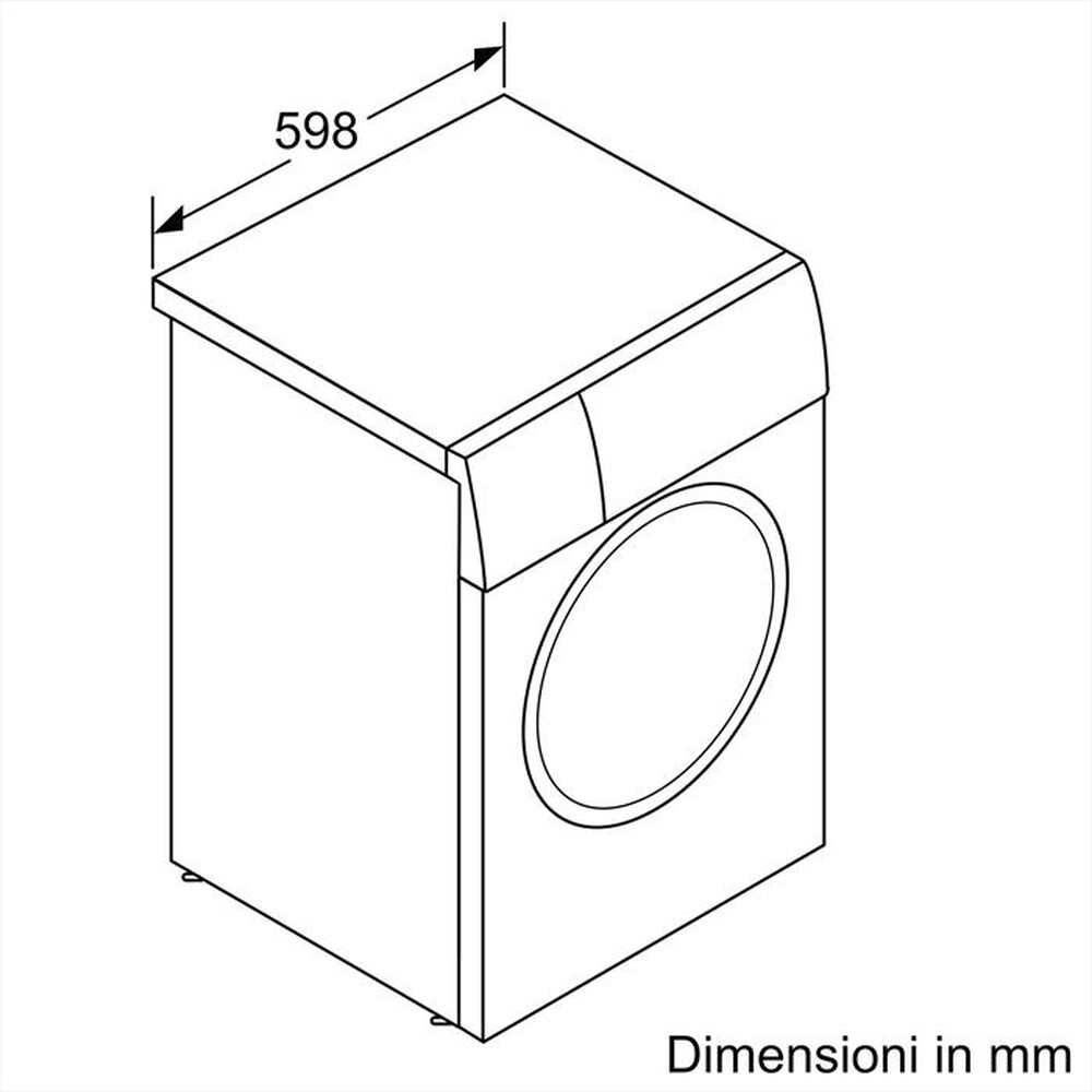 Immagine del prodotto BOSCH - Lavatrice Serie 4 WAN24009II 9Kg 1200g/m Classe A-Bianco