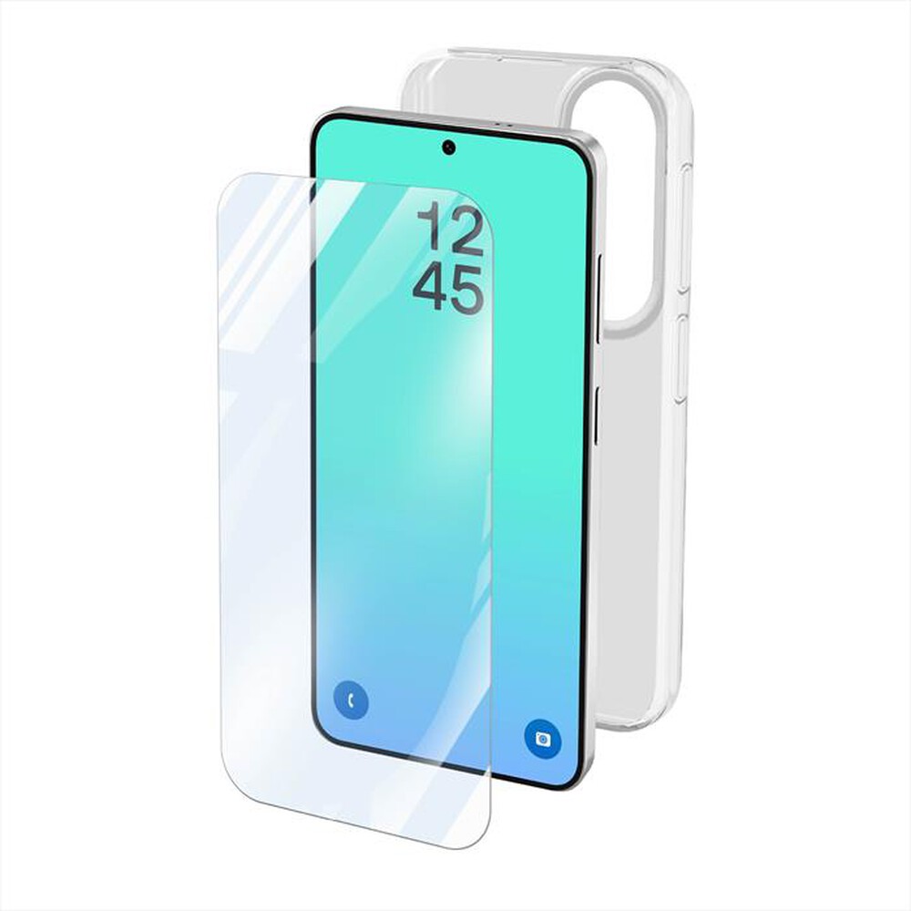 Immagine del prodotto CELLULARLINE - Kit custodia + vetro per Galaxy A27-Trasparente