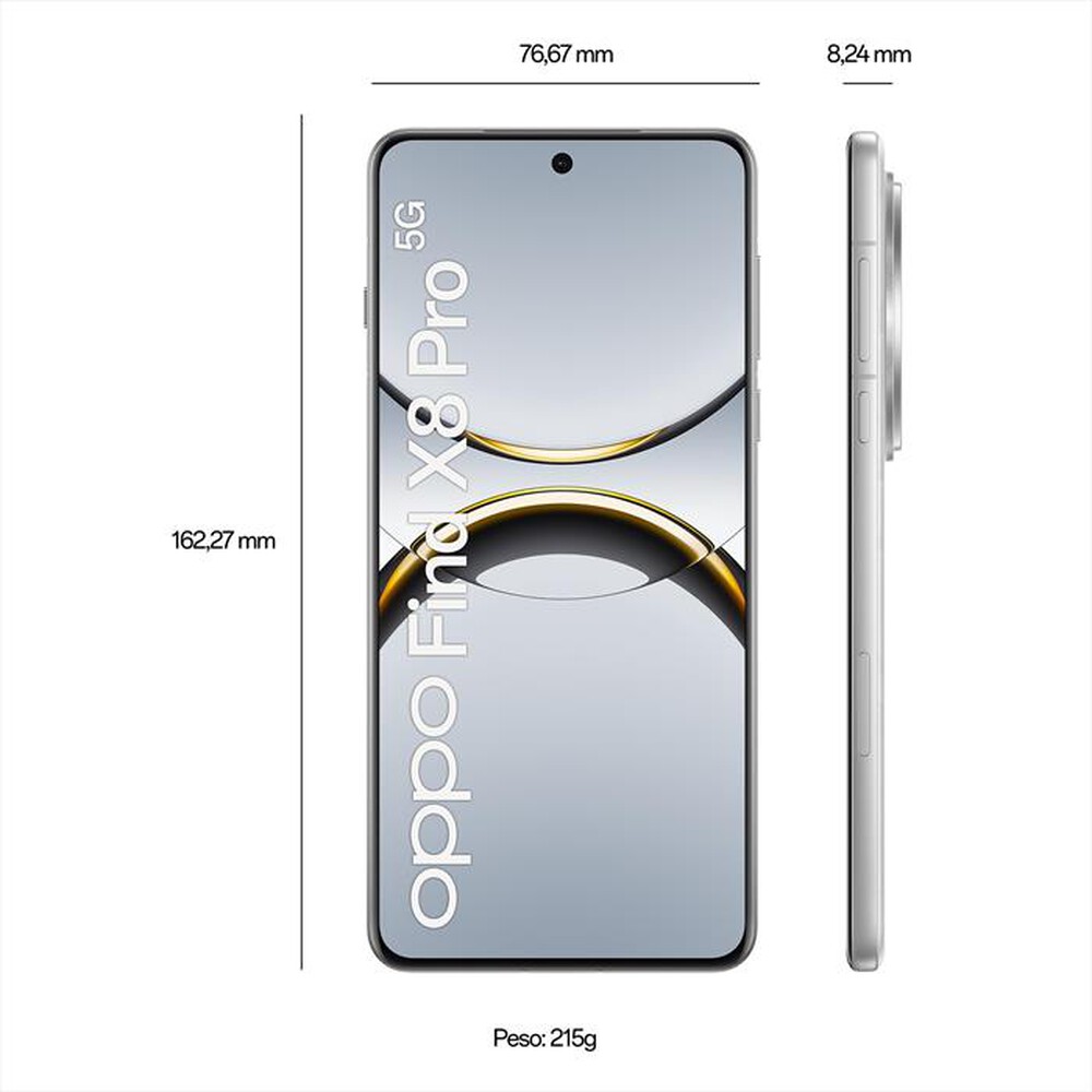 Immagine del prodotto OPPO - Smartphone FIND X8 PRO 5G 16+512 PEARL-Pearl White