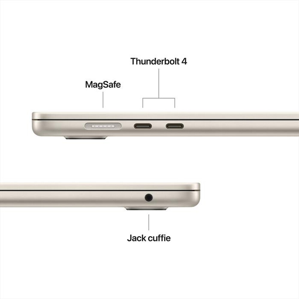 Immagine del prodotto APPLE - MacBook Air 15" M5 Core 10 CPU 10 GPU 24GB 1TB SSD-Galassia