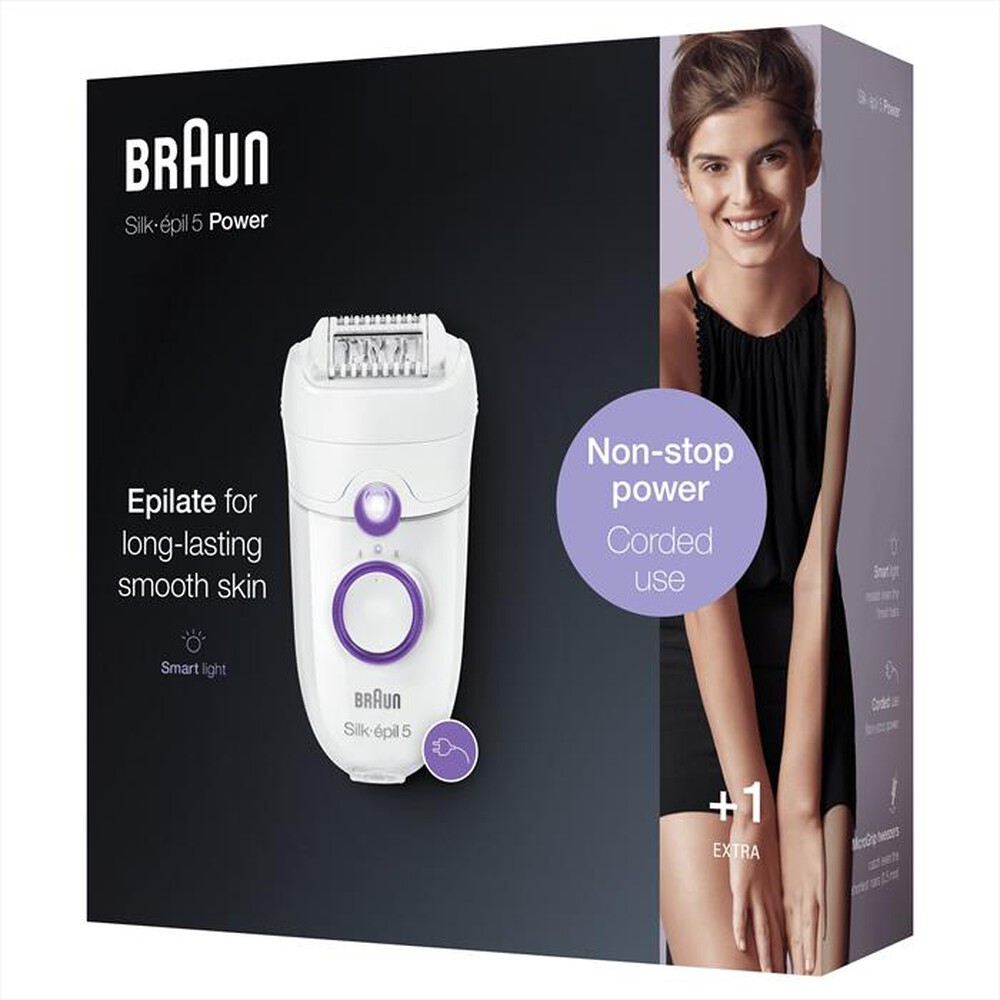 Immagine del prodotto BRAUN - Silk-&eacute;pil 5-505-Bianco/Viola