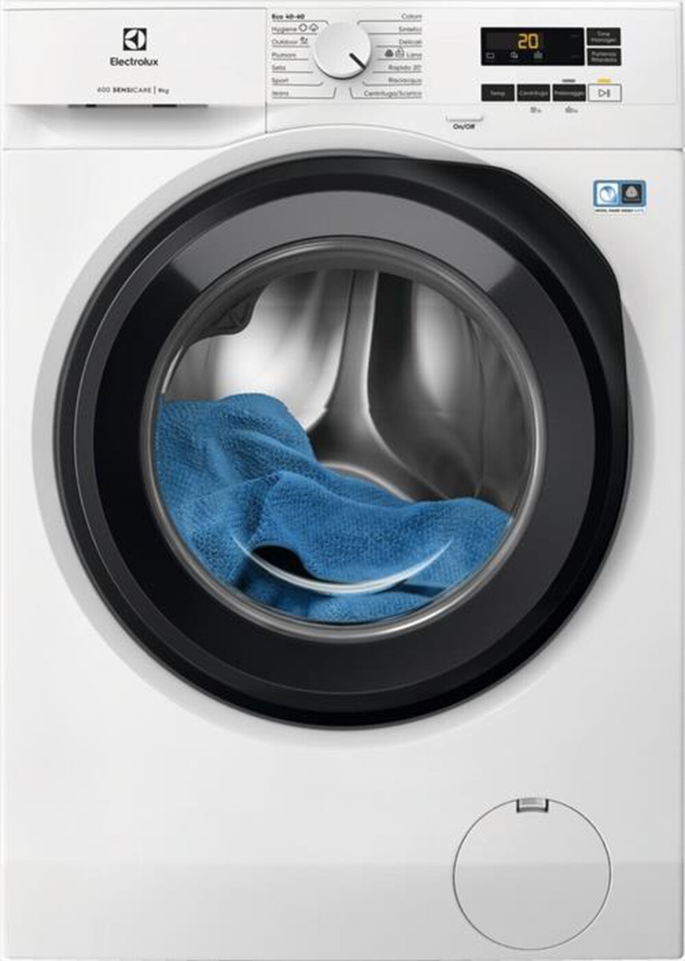 Immagine del prodotto ELECTROLUX - Lavatrice EW6FBG19G 9 Kg Classe A-Bianco