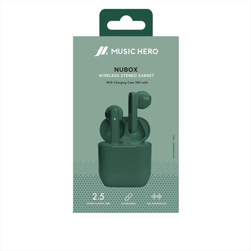 Immagine del prodotto SBS - Auricolare TWS MHTWSNUBOXBTG-Verde