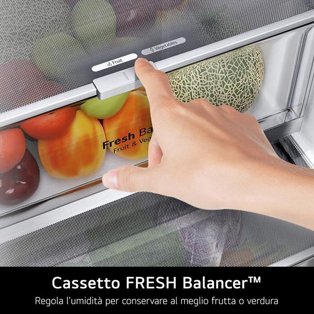 Immagine del prodotto LG - Frigorifero combinato GBB569MCAMN.AMCQEUT Classe E-Nero
