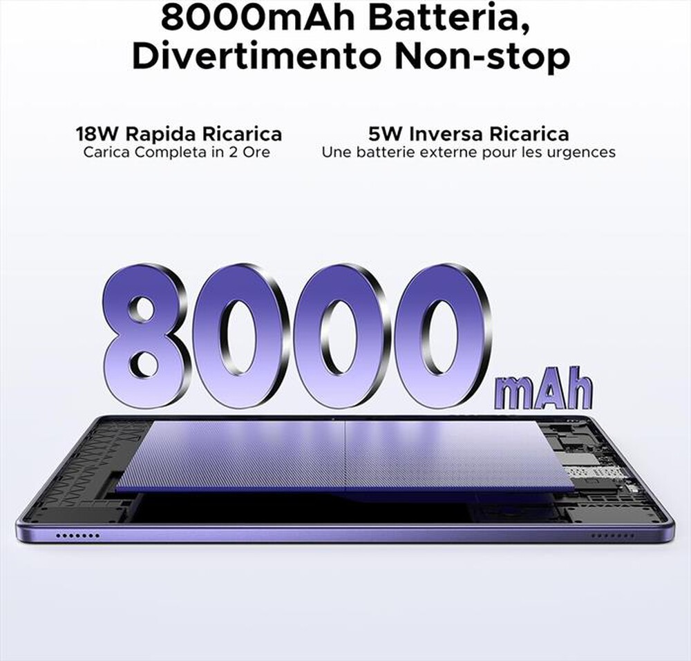 Immagine del prodotto DOOGEE - Tablet 11 Pollici Android 16 TAB G6+-nebula grey
