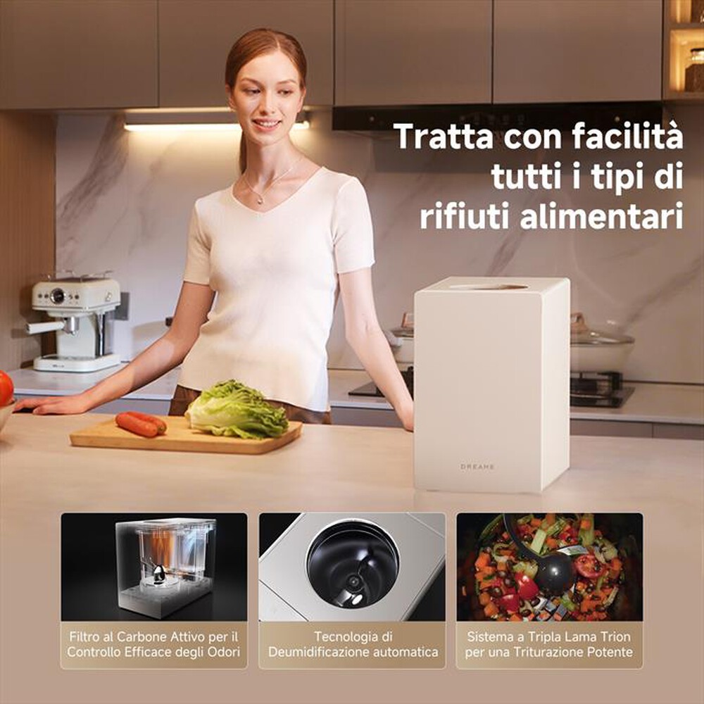 Immagine del prodotto DREAME - Compostiera elettrica tritarifiuti SF-25VIM-Crema