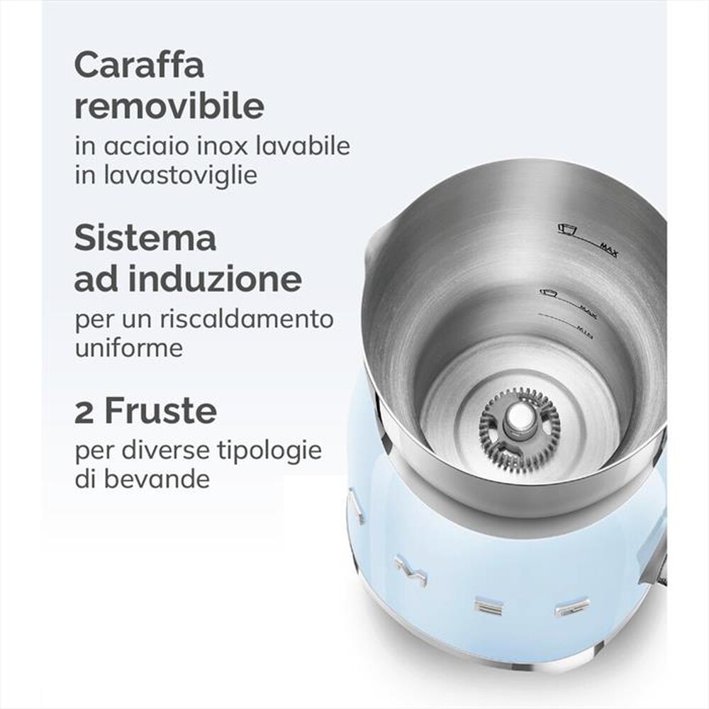 Immagine del prodotto SMEG - Montalatte a induzione MFF11BLEU-Nero