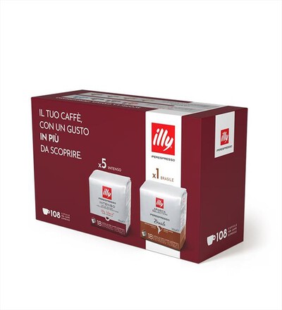 ILLY - IPERESPRESSO 5+1 INTENSO BRASILE CAPSULE 108PZ