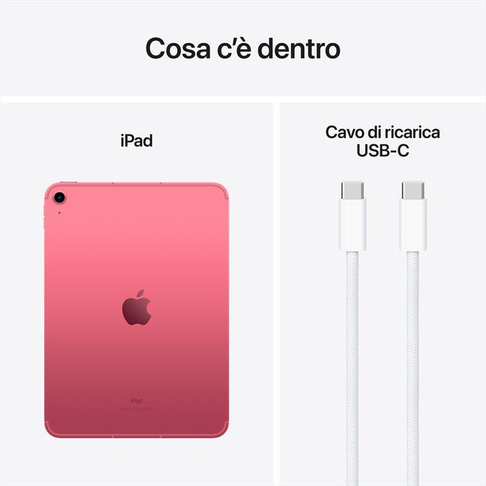 Immagine del prodotto APPLE - iPad 10.9 Wi-Fi + Cellular 64GB-Rosa