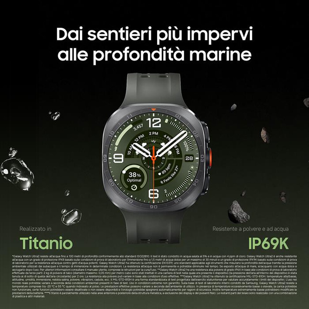 Immagine del prodotto SAMSUNG - Galaxy Watch Ultra2 47mm LTE 2+64GB-Titanium Gray