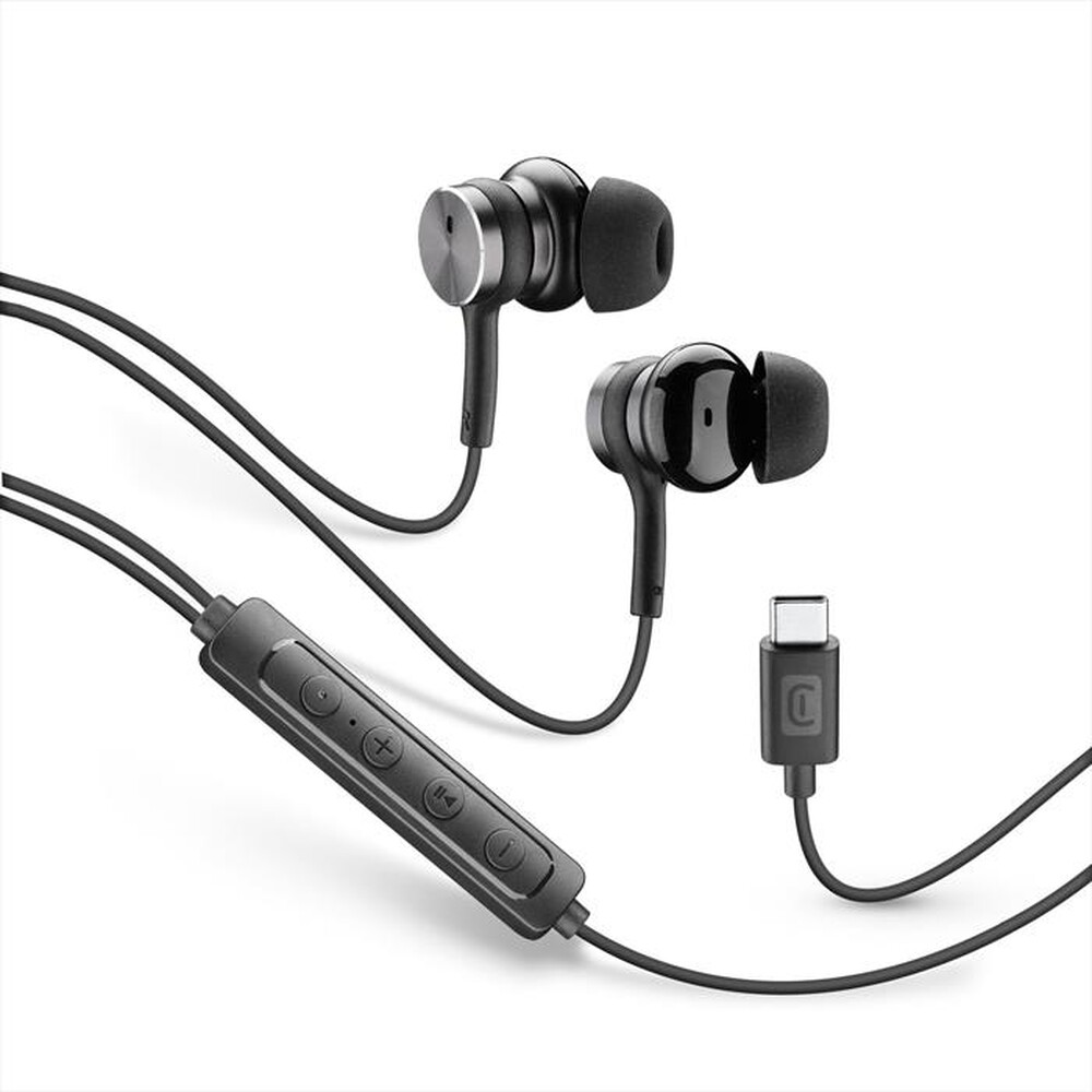 Immagine del prodotto CELLULARLINE - Auricolare in-ear USB-C con ANC VIPER-Nero