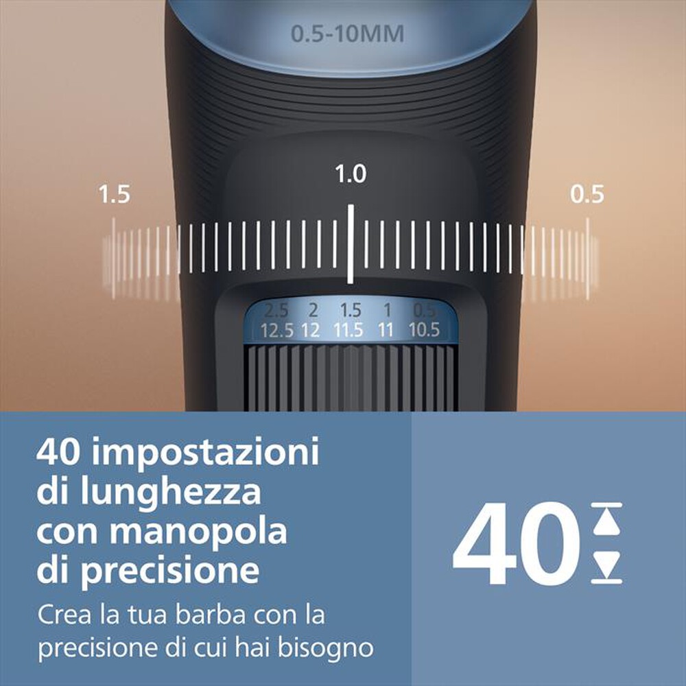 Immagine del prodotto PHILIPS - Tagliacapelli SERIE 3000 BT3620/15-nero lucido intenso