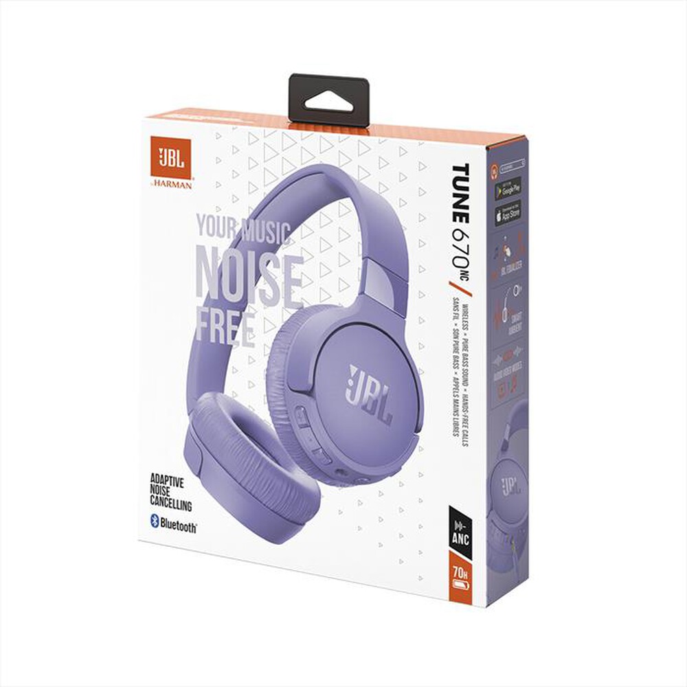 Immagine del prodotto JBL - Cuffia bluetooth TUNE 670NC-VIOLA