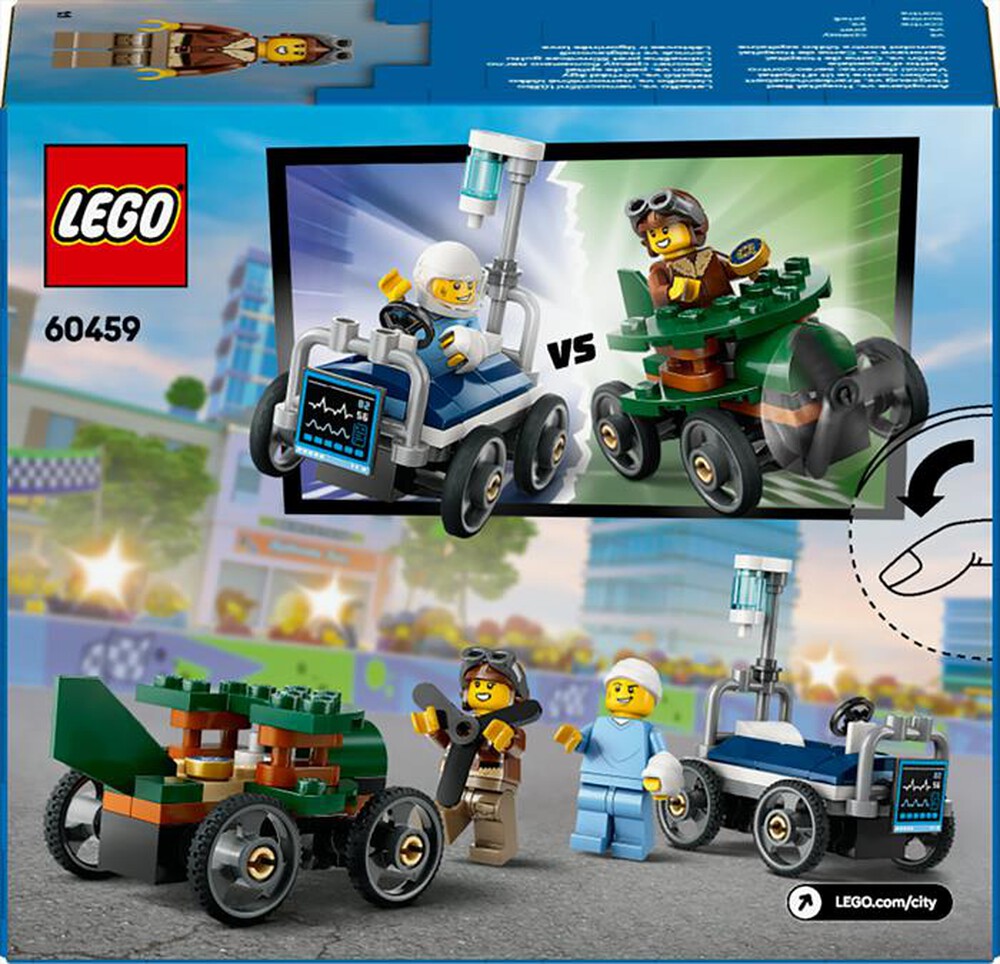 Immagine del prodotto LEGO - CITY Veicoli da corsa aereo letto d&rsquo;ospedale 60459