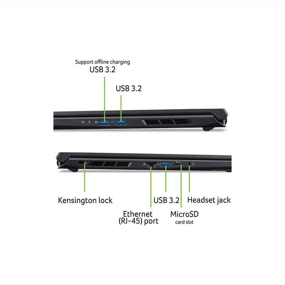 Immagine del prodotto ACER - Notebook gaming NITRO V 17 AI ANV17-41-R89K 17.3"-Nero