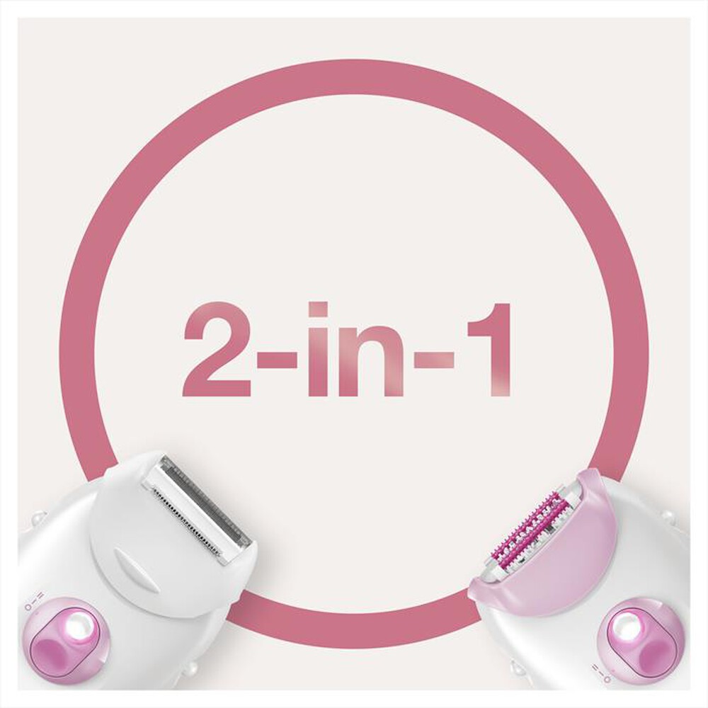 Immagine del prodotto BRAUN - Silk-&egrave;pil Nuovo 3270 Gambe & Corpo-BIANCO/ROSA
