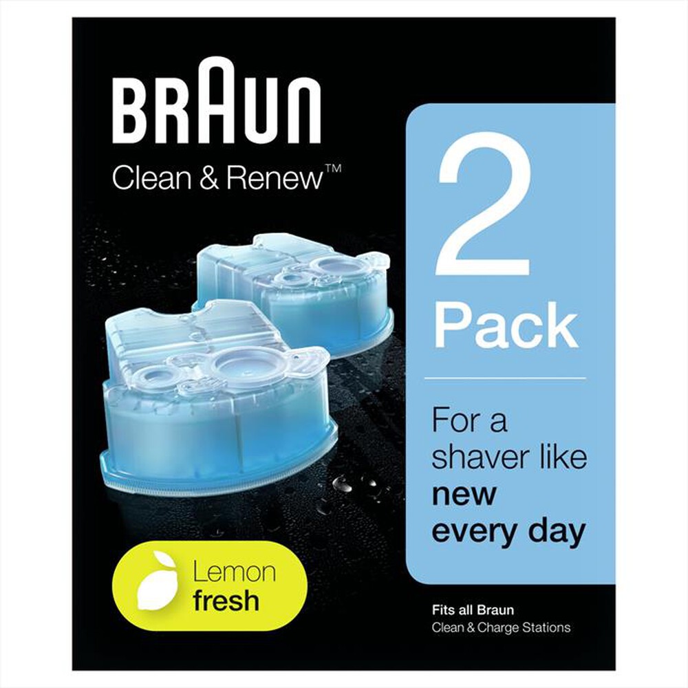 Immagine del prodotto BRAUN - CLEAN&CHARGE CARTUCCE-Celeste