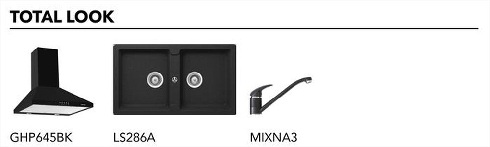Immagine del prodotto GLEM GAS - Piano cottura a gas GT64BK 4 fuochi 58,5cm-Nero