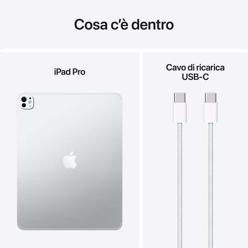 Immagine del prodotto APPLE - iPad Pro 13" M5 WiFi + Cellular 512GB-Argento