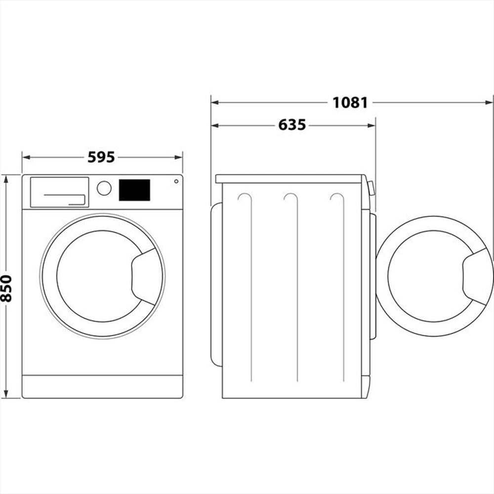 Immagine del prodotto WHIRLPOOL - Lavatrice FFB 1048 BSV IT 10 Kg Classe A
