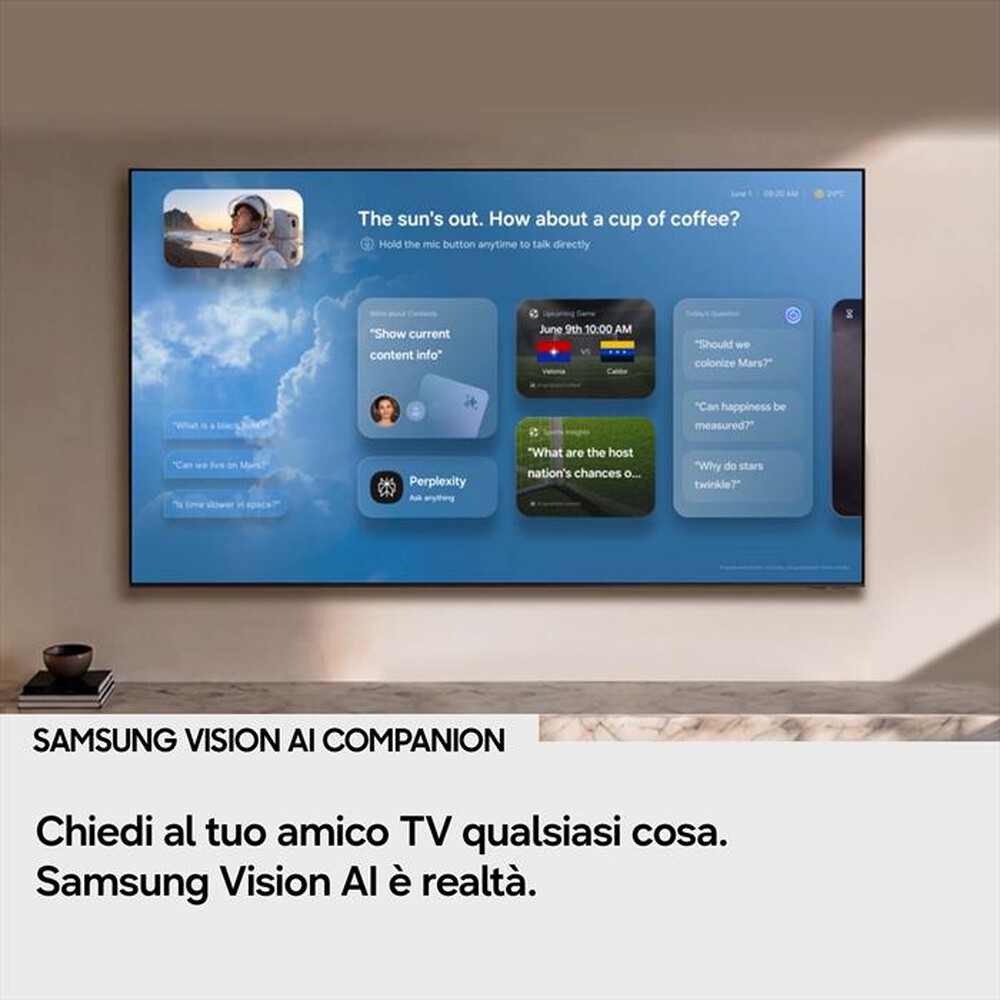 Immagine del prodotto SAMSUNG - Smart TV OLED 4K Vision AI 42" QE42S90HAEXZT-Graphite Black