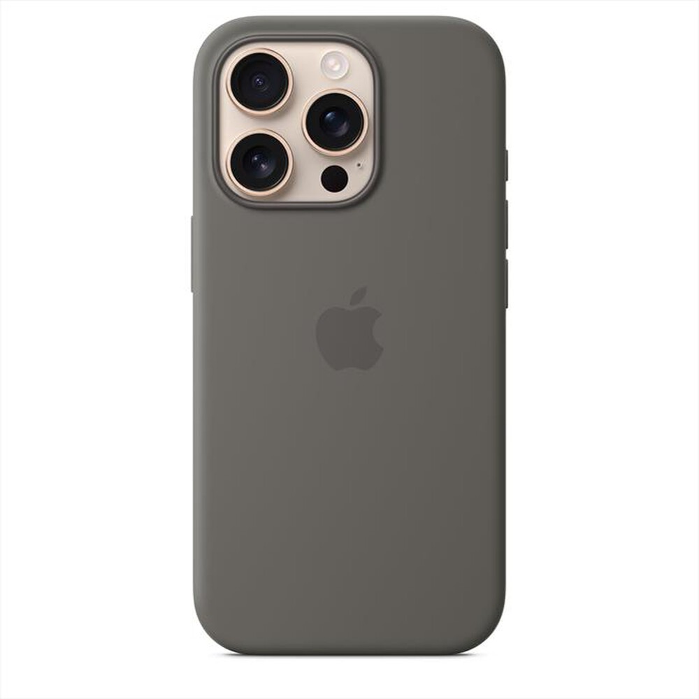 Immagine del prodotto APPLE - Custodia MagSafe in silicone per iPhone 16 Pro-Grigio Pietra
