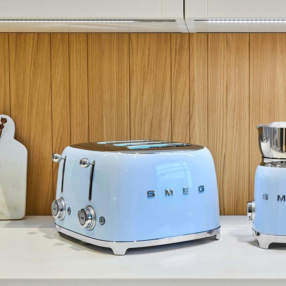 Immagine del prodotto SMEG - Tostapane 50's Style 4x4 fette &ndash; TSF03PBEU-azzurro
