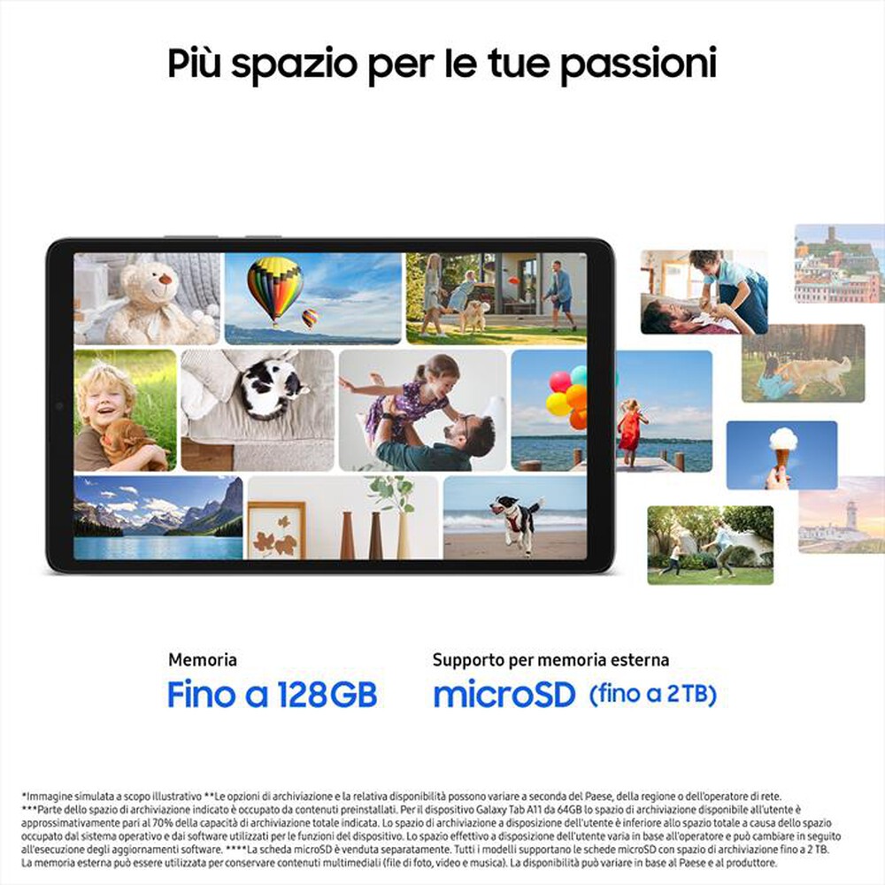 Immagine del prodotto SAMSUNG - Tablet GALAXY TAB A11 WIFI 64GB-Gray