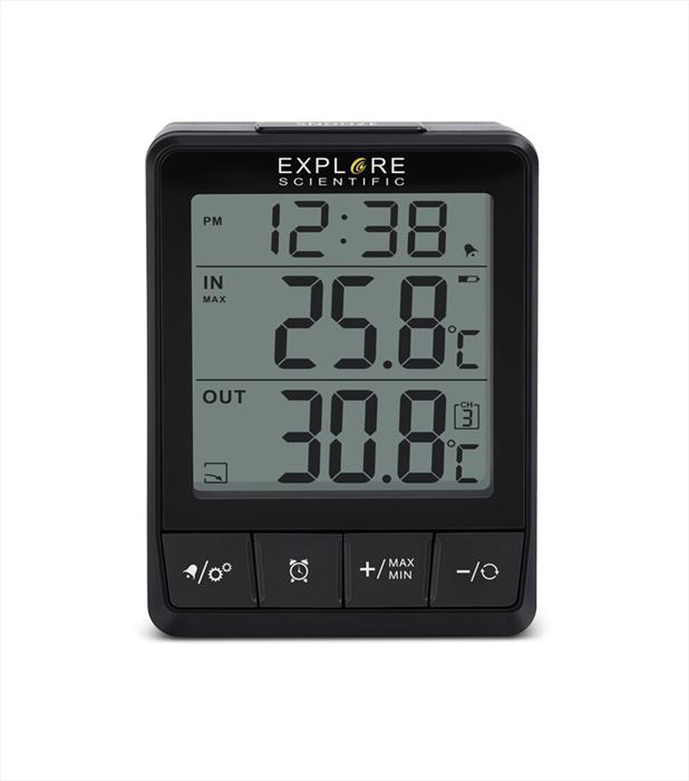 Immagine del prodotto EXPLORE SCIENTIFIC - WSH002 TERMOMETRO INTERNO/ESTERNO-Black