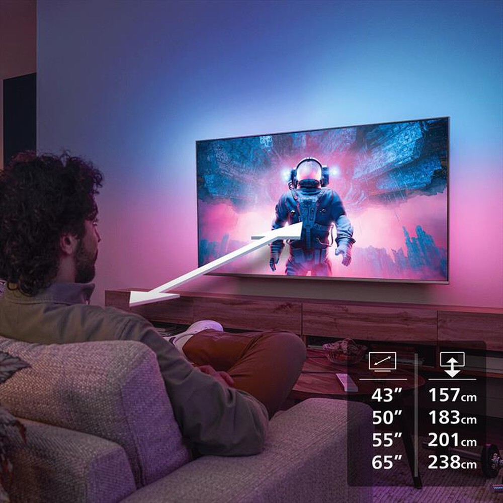Immagine del prodotto PHILIPS - Smart TV QLED UHD 4K 65" 65PQS8501/12-Black
