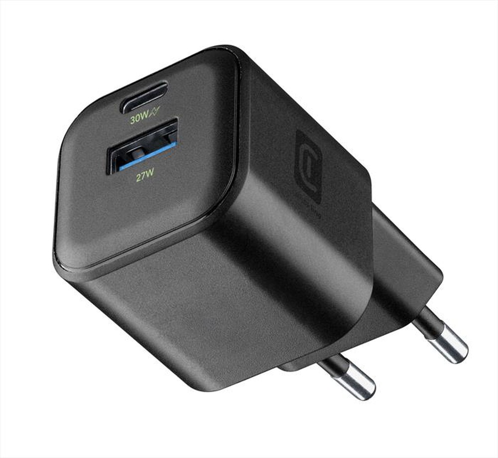 Immagine del prodotto CELLULARLINE - Caricabatterie da rete MULTIPOWER GAN 30W-Nero