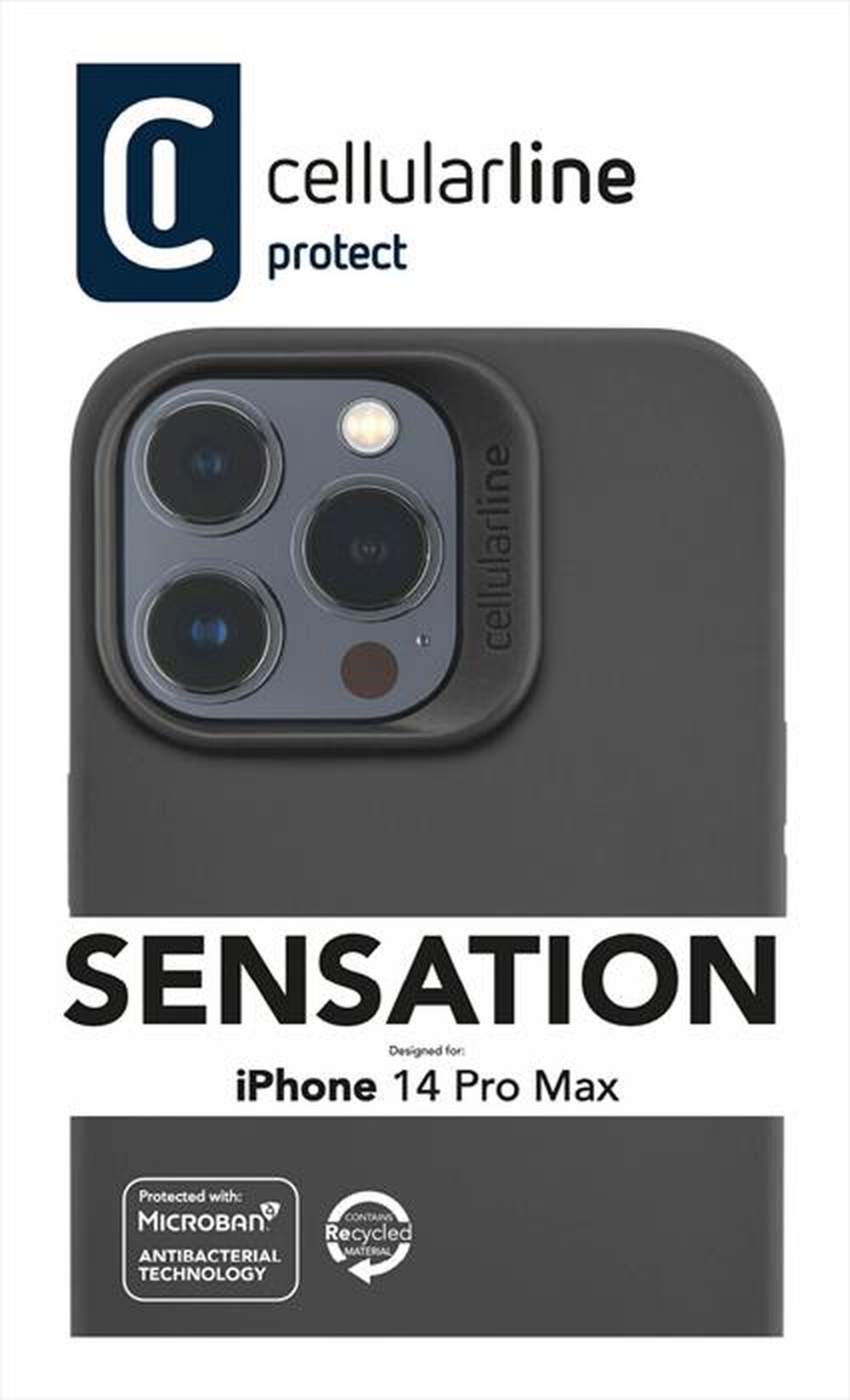 Immagine del prodotto CELLULARLINE - Custodia Back SENSATIONIPH14PRMK iPhone 14 Pro Max-Nero