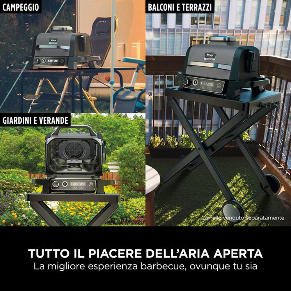 Immagine del prodotto NINJA - BBQ&nbsp;elettrico Woodfire+affumicatore OG701EU-nero