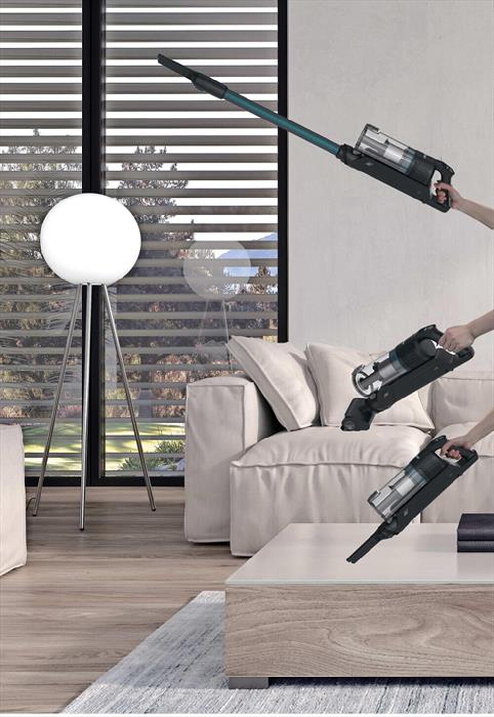 Immagine del prodotto HOOVER - Scopa elettrica HF1M10P 011-Nero, Verde