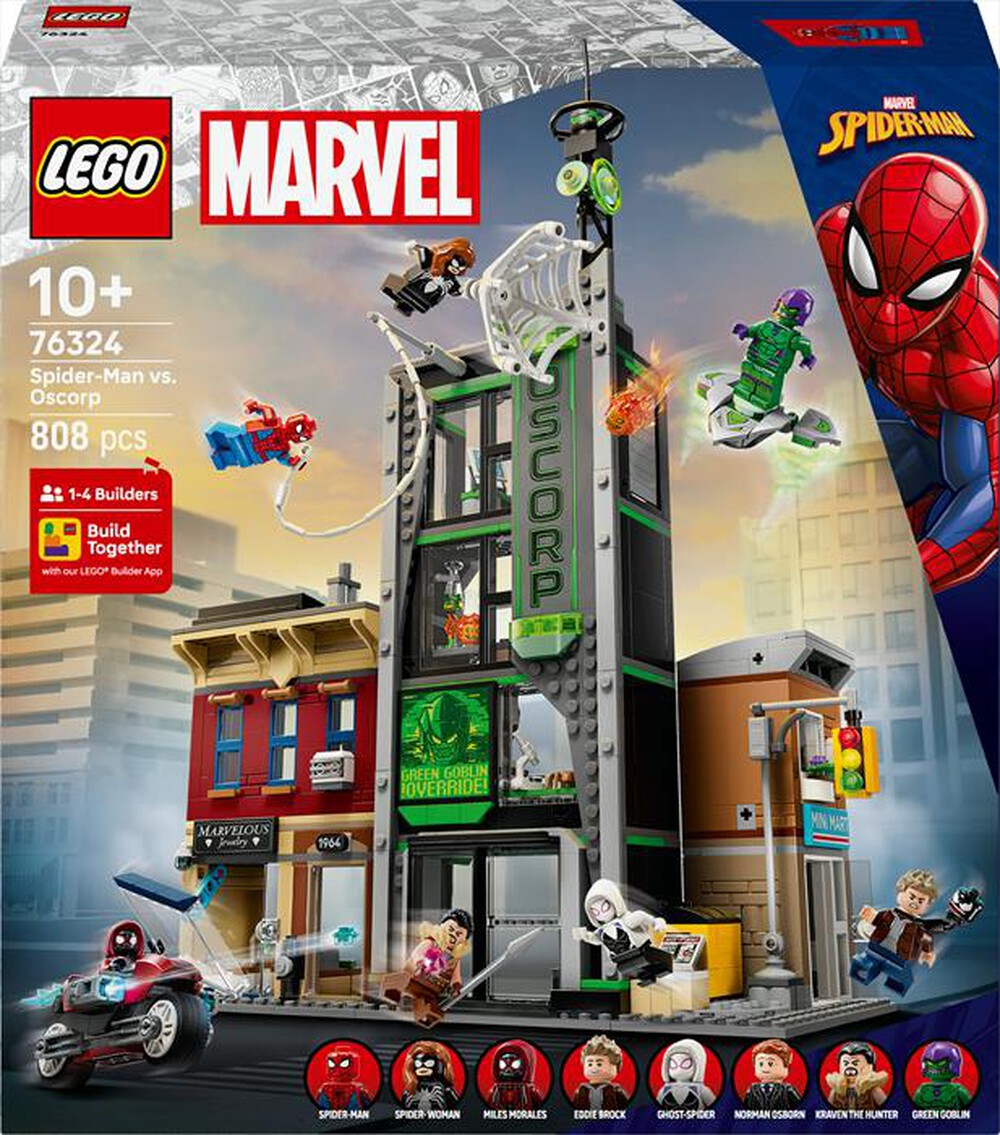 Immagine del prodotto LEGO - SUPER HEROES MARVEL Spider-Man contro Oscorp 76324