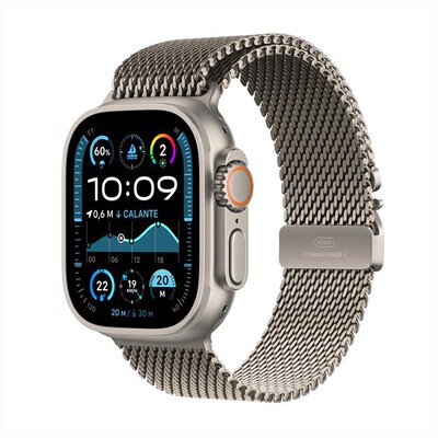 APPLE - Watch Ultra 2 GPS + Cellular 49mm Titanio-Naturale - Loop Milanese - S