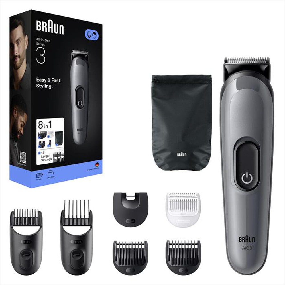 Immagine del prodotto BRAUN - Rasoio AIO 3540-GRIGIO