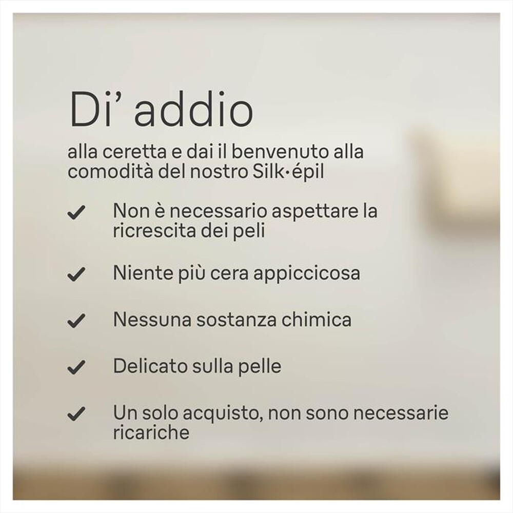 Immagine del prodotto BRAUN - Epilatore SILK-&Eacute;PIL 5 5-011-BIANCO/GRIGIO